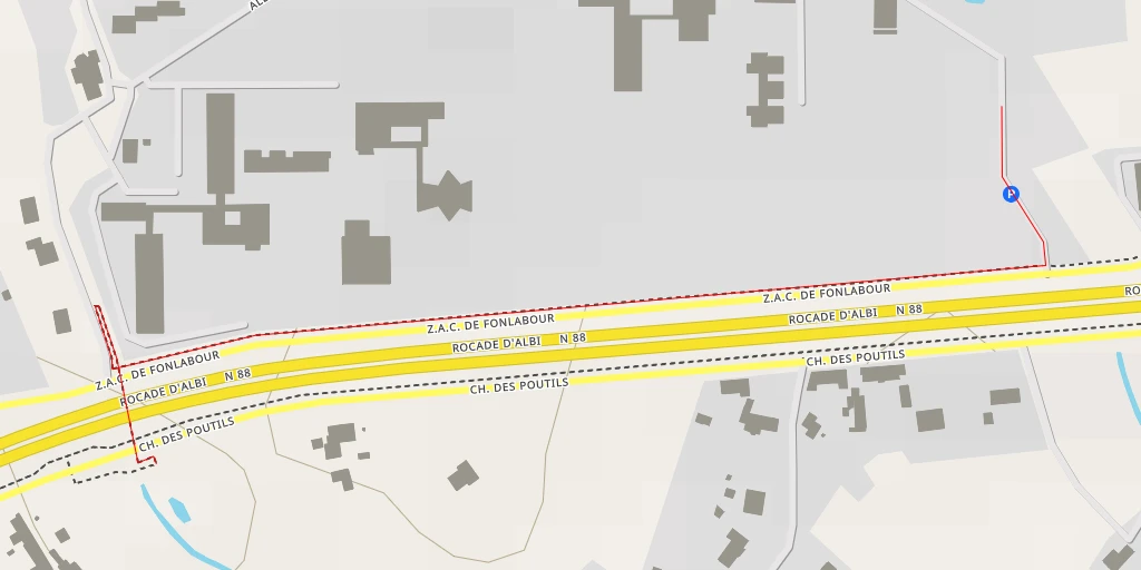 Map of the trail for Rue de l’Ancienne École - Rue de l’Ancienne École