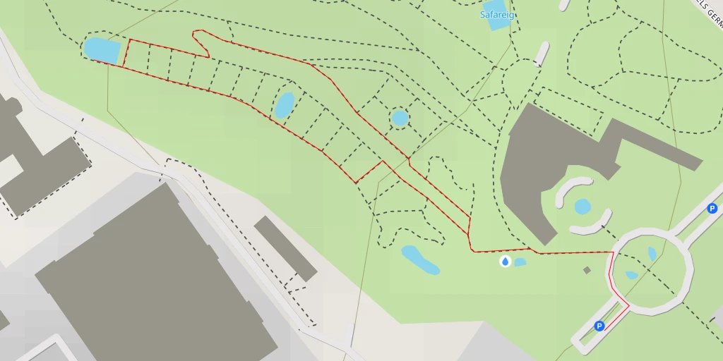 Map of the trail for Passeig dels Castanyers - Barcelona