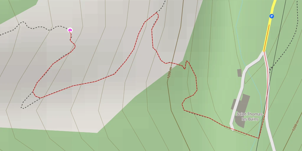 Map of the trail for D 28b