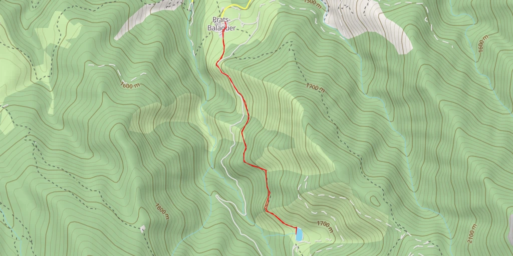 Map of the trail for Réservoir d'Aumet