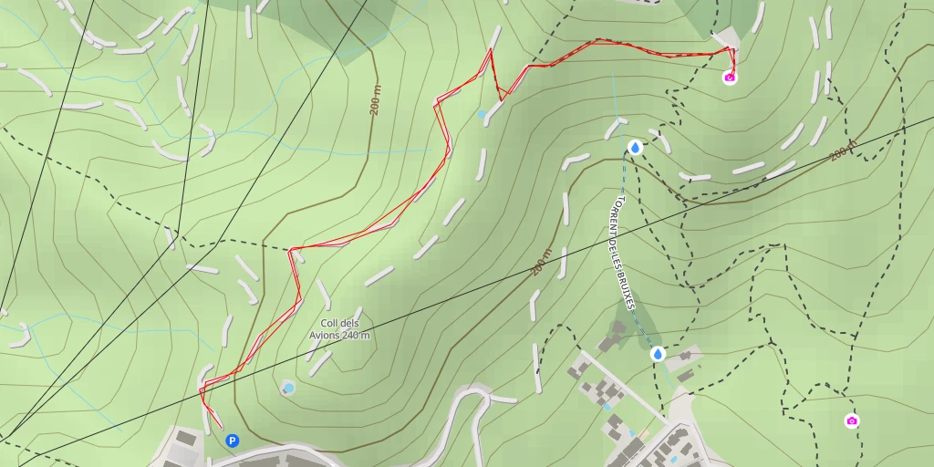 Carte de l'itinéraire :  Els garrofers del GR - Santa Coloma de Gramenet