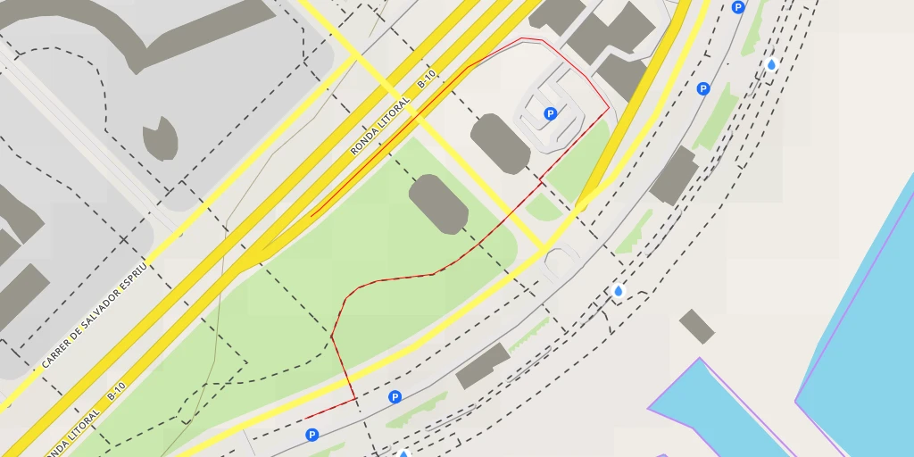 Map of the trail for Ronda Litoral - Ronda Litoral - Barcelona