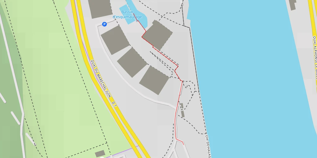 Map of the trail for Rue de Saint-Cloud