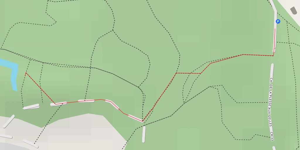 Map of the trail for Avenue du Québec