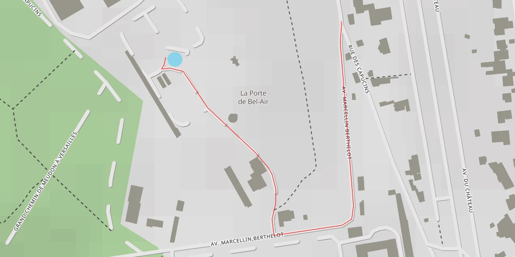 Map of the trail for Résidence de l'Observatoire - Résidence de l'Observatoire