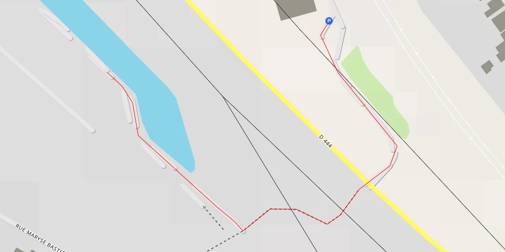 Map of the trail for B&B - Rue Maryse Bastié