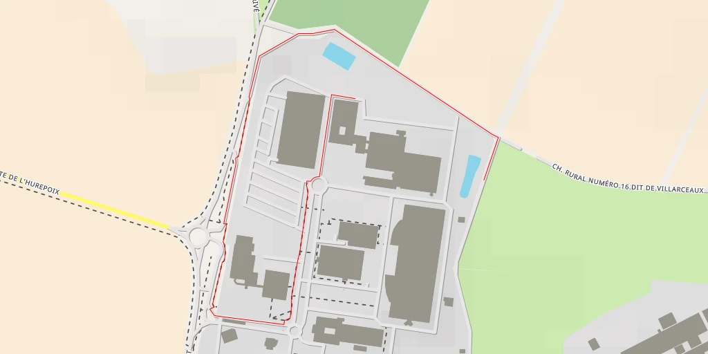 Carte de l'itinéraire :  Chemin de la Poupardière - Chemin de la Poupardière