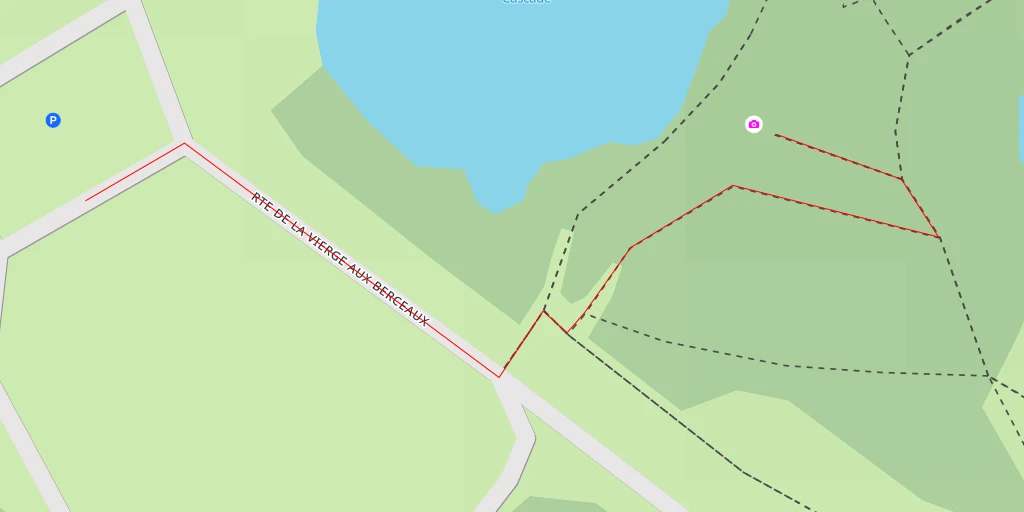 Map of the trail for AI - La Grande Cascade