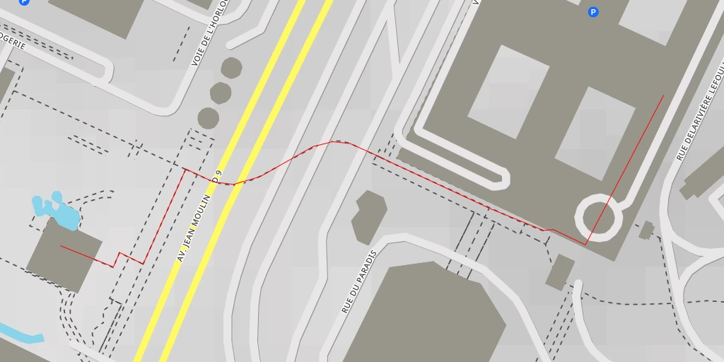 Map of the trail for Terrasse Boieldieu - Terrasse Boieldieu