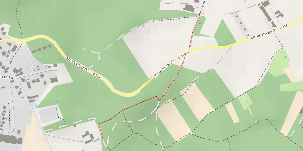 Map of the trail for Chemin des Pavillons à Saulx-les-Chartreux