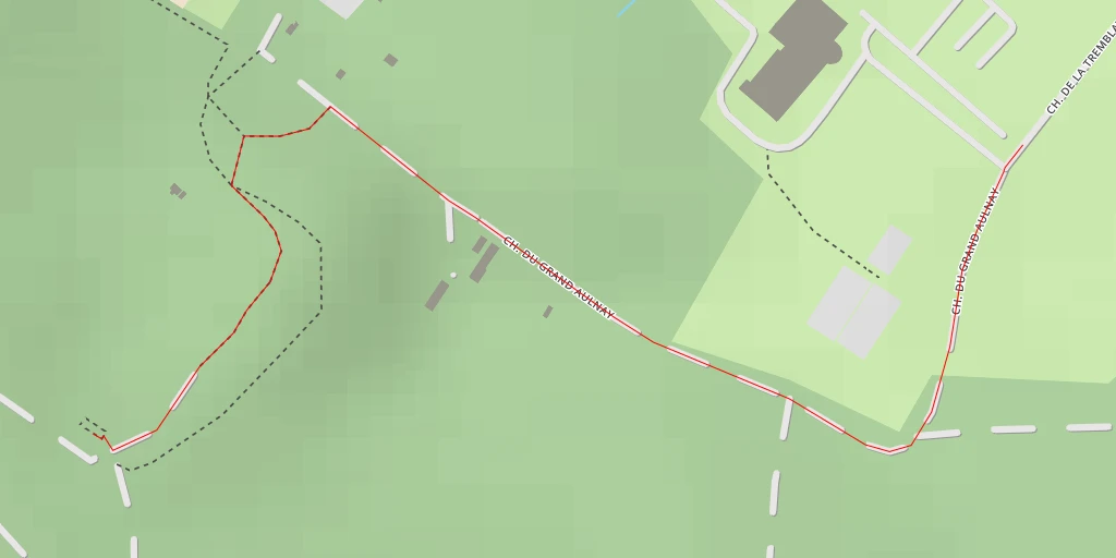 Map of the trail for AI - Forêt départementale du Rocher de Saulx