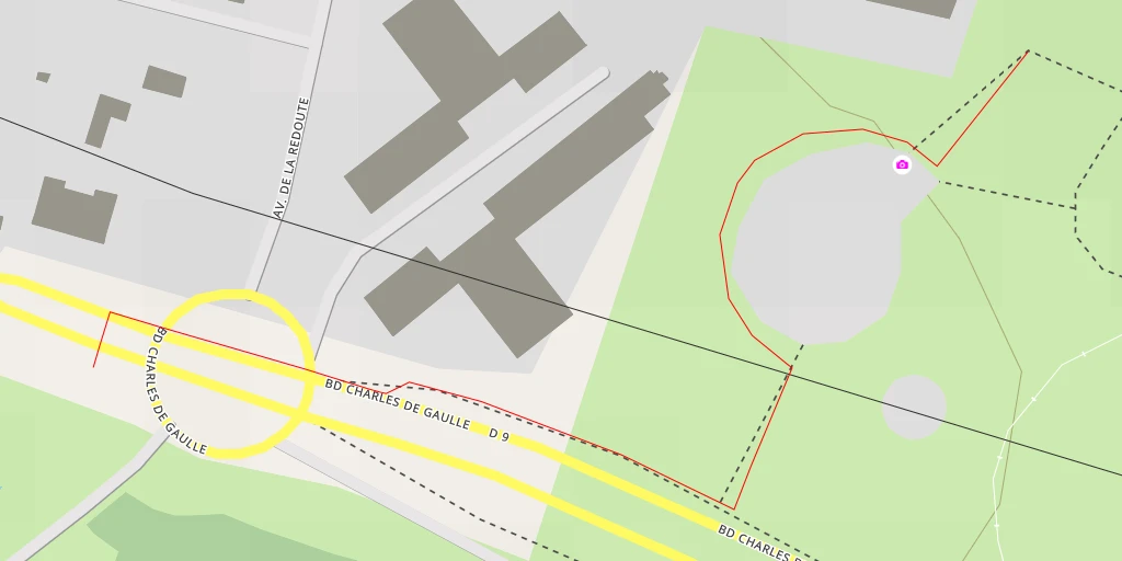 Map of the trail for AI - Villeneuve-la-Garenne