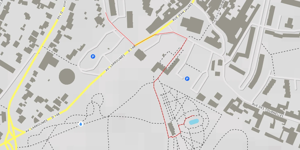 Map of the trail for Roseraie du Val de Marne - Rue des Tournelles