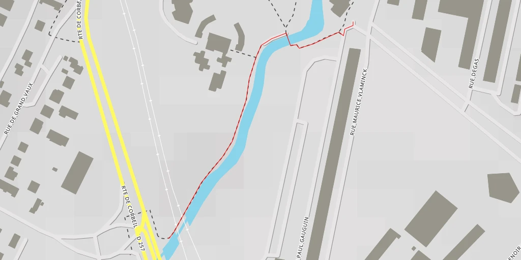 Map of the trail for Route de Corbeil - Route de Corbeil