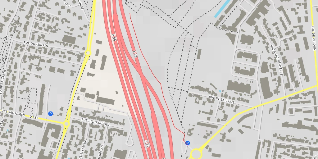 Map of the trail for AI - Voie des Postes - L'Haÿ-les-Roses