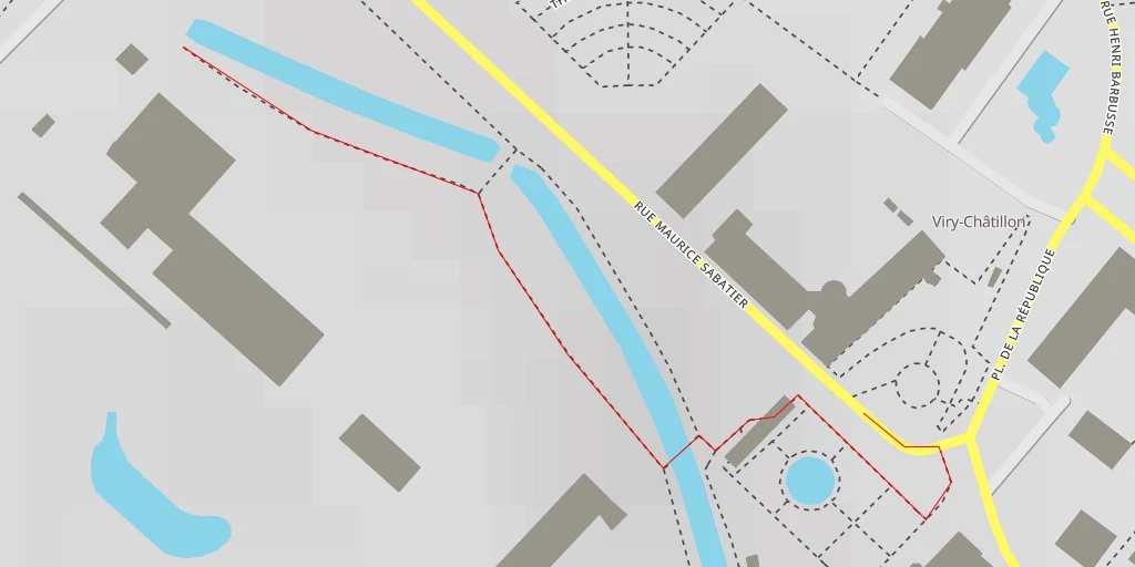 Map of the trail for Grotte et Cascade