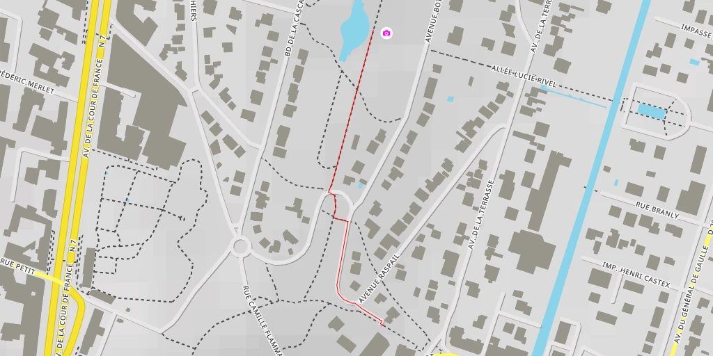 Map of the trail for AI - Vue des Vallées de l'Orge et de la Seine