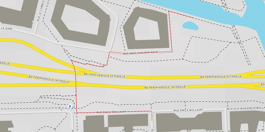 Map of the trail for Paris