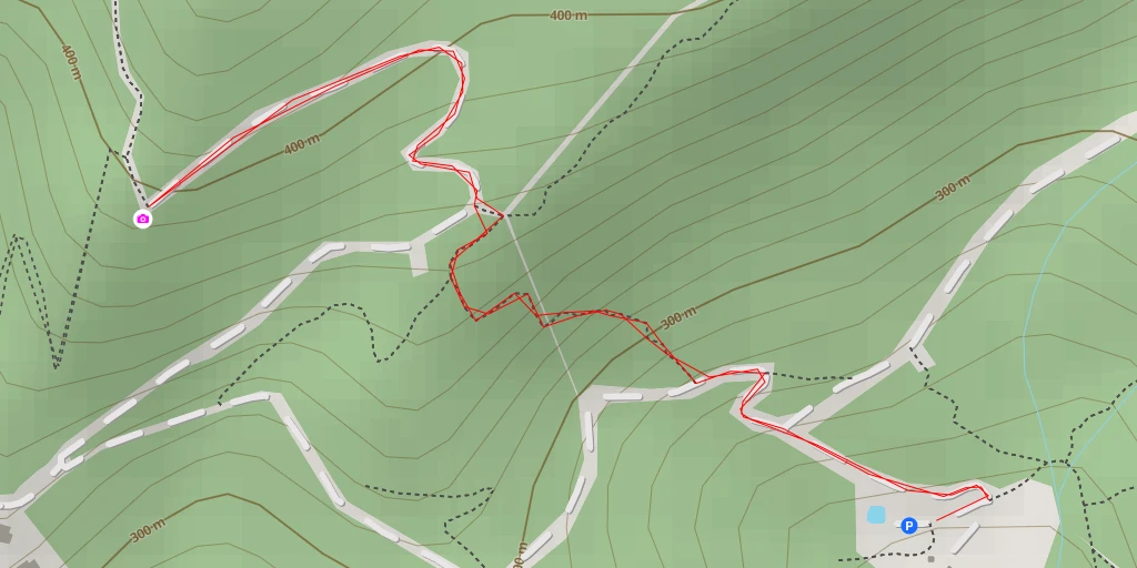 Map of the trail for Mirador de Cirers