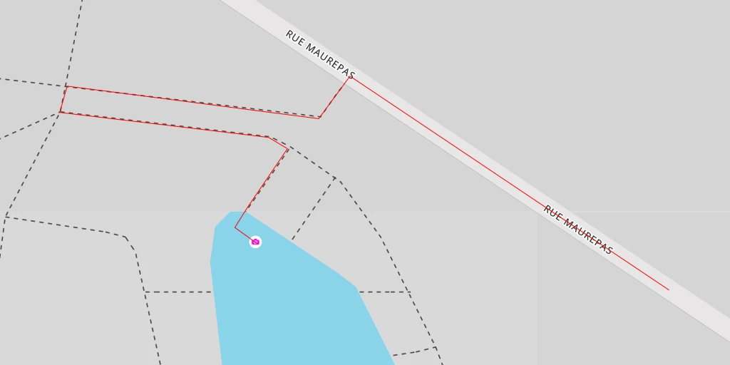 Map of the trail for AI - Passage du Panorama - Thiais