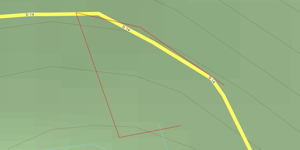 Map of the trail for Grotte des Sources de l'Agly Accès pedestre