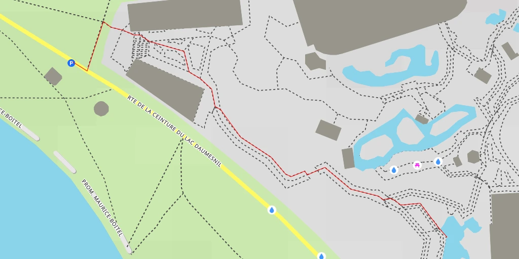 Map of the trail for Parc zoologique de Paris - Avenue de Saint-Maurice - Paris