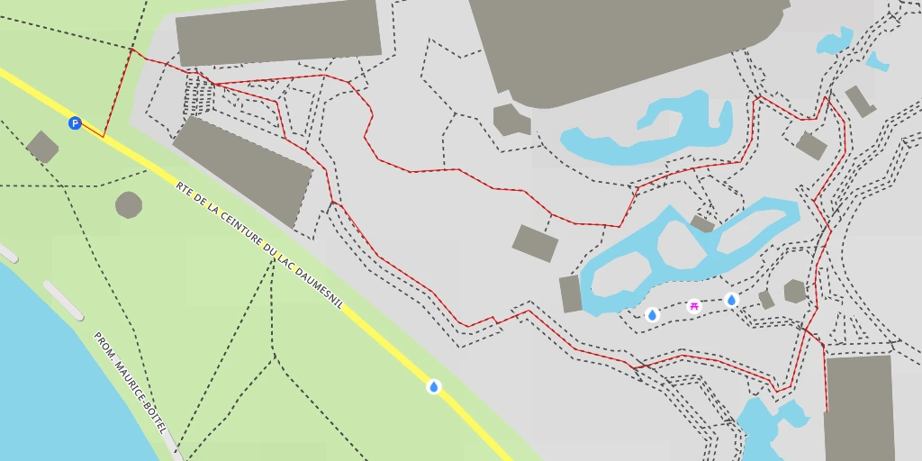 Map of the trail for Parc zoologique de Paris - Avenue de Saint-Maurice - Paris