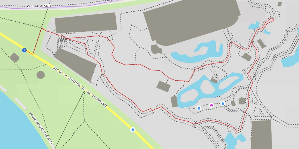 Map of the trail for Parc zoologique de Paris - Avenue Alphand