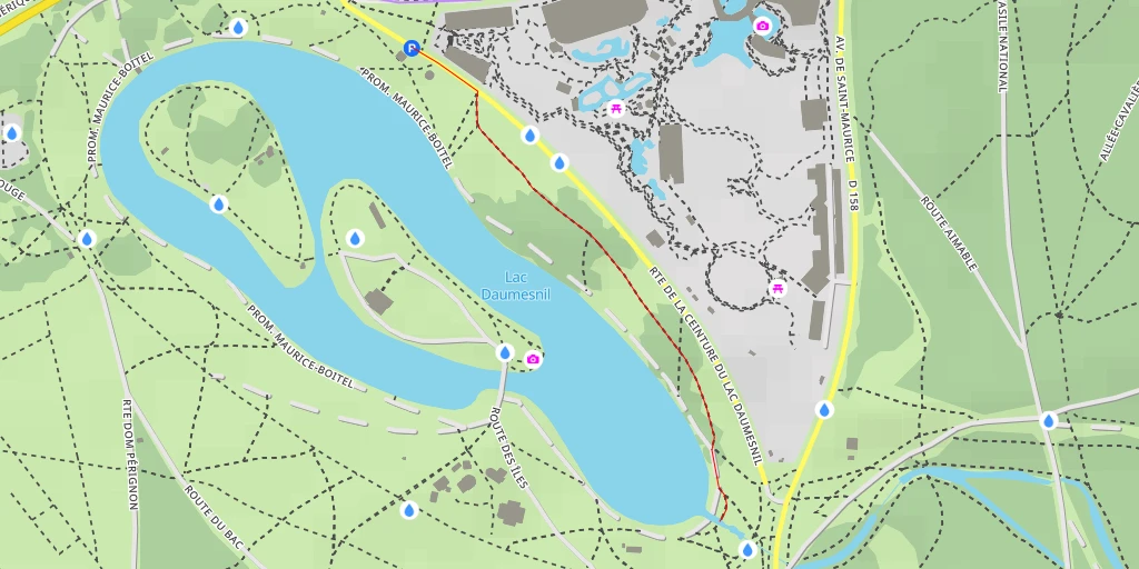 Map of the trail for Promenade Maurice-Boitel - Promenade Maurice-Boitel - Paris