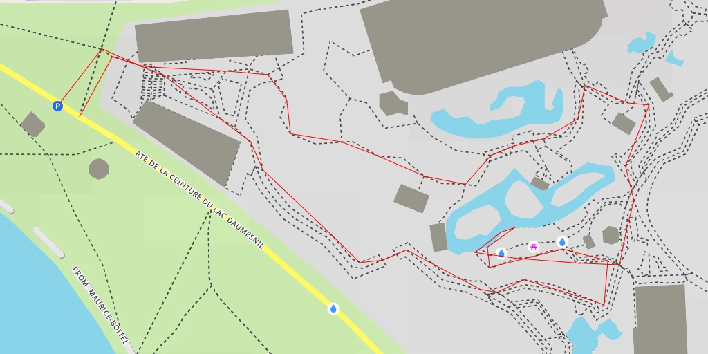 Map of the trail for Parc zoologique de Paris - Avenue Alphand