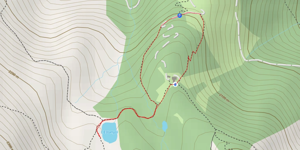 Carte de l'itinéraire :  L'Estanyol