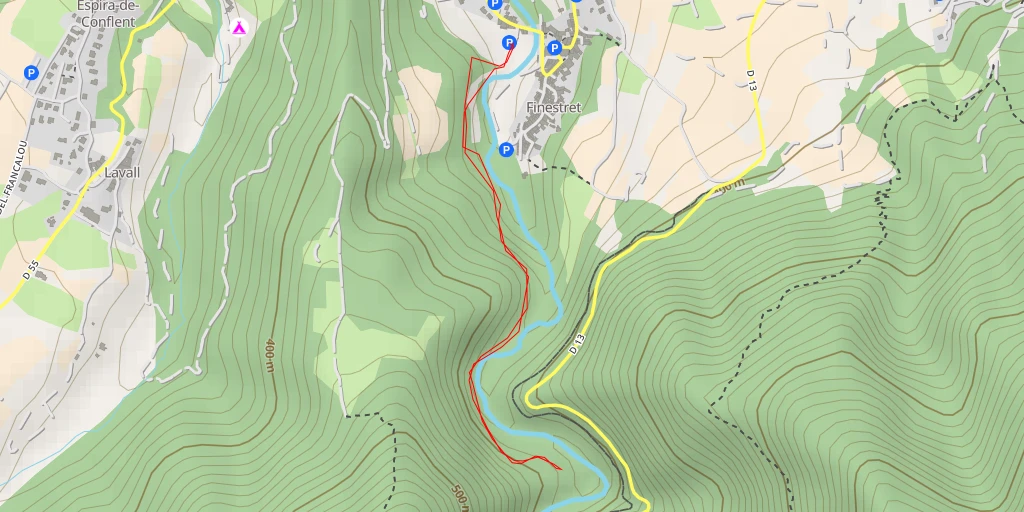 Carte de l'itinéraire :  Major el Rec