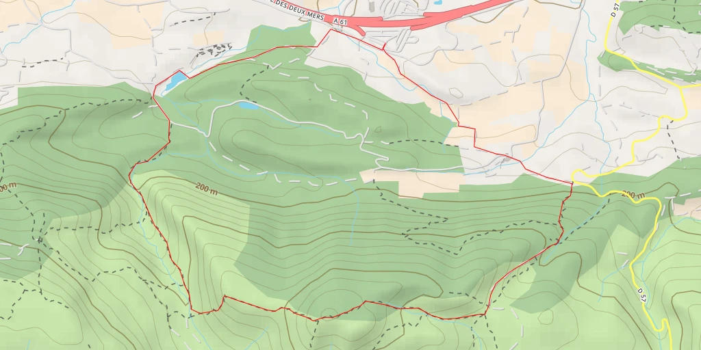 Carte de l'itinéraire :  Cachoche