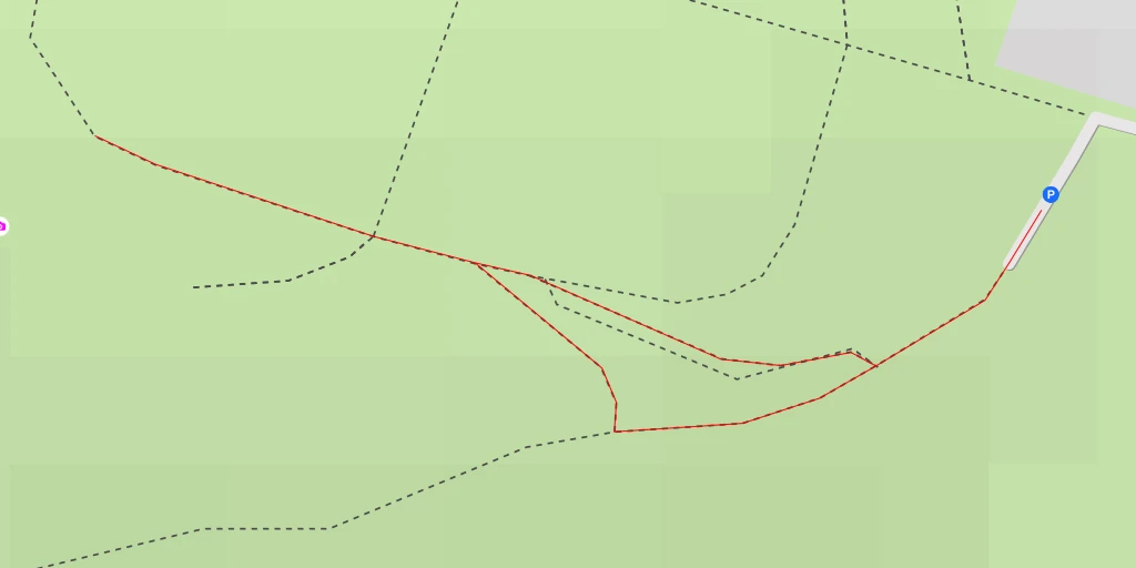 Map of the trail for AI - Dinosaure - Gagny