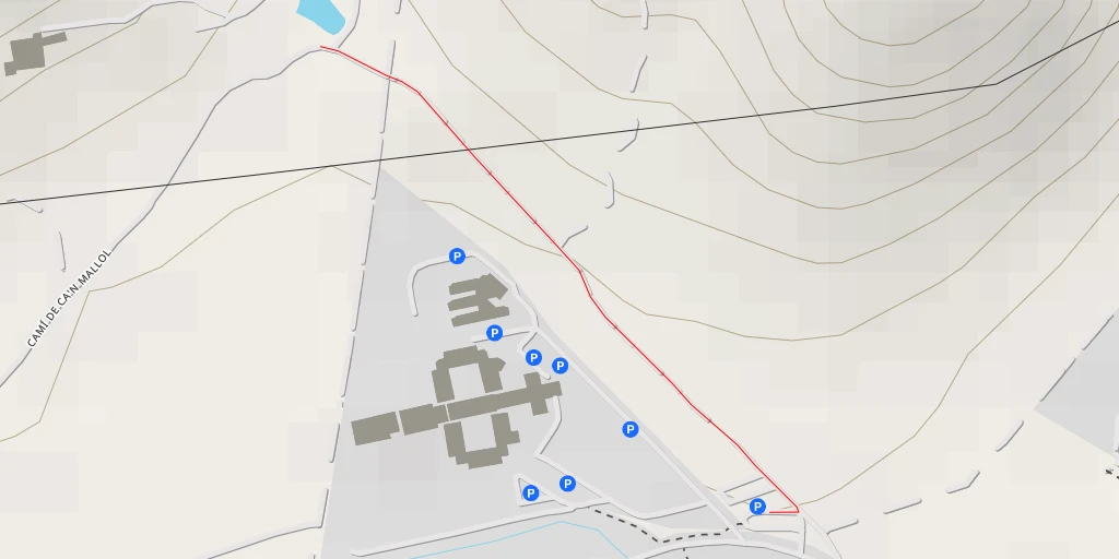 Map of the trail for Col·legi Aixa Llaüt - Carrer de Maria Agnesy - Palma