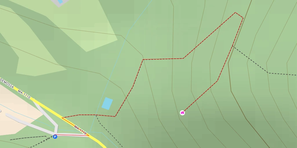 Map of the trail for mirador de Son Morro - Valldemossa