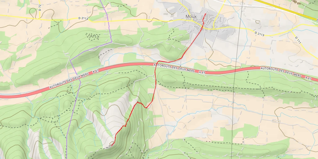 Map of the trail for AI - Roc Gris