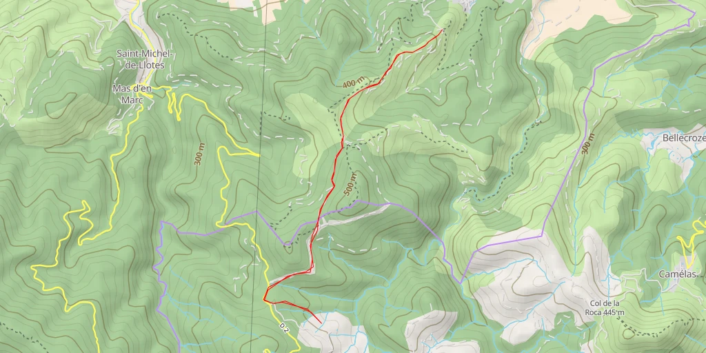 Carte de l'itinéraire :  