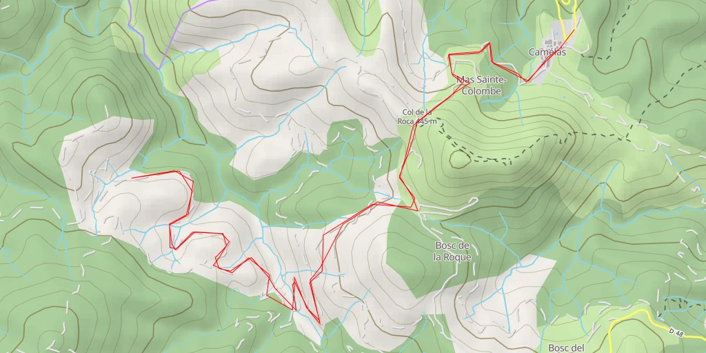 Carte de l'itinéraire :  66300