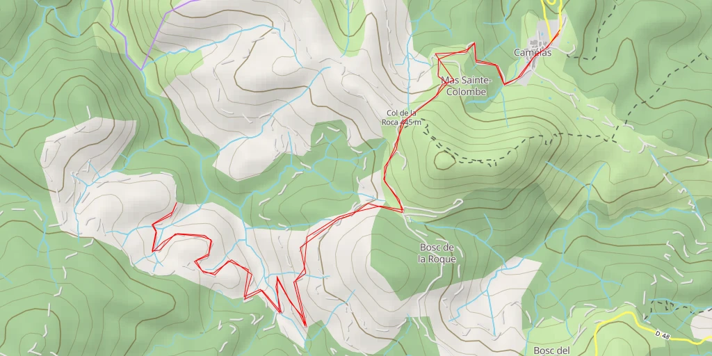 Carte de l'itinéraire :  66300