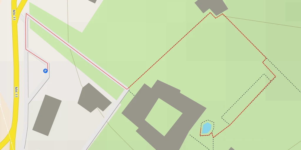 Map of the trail for Jardins d'Alfàbia - carretera del Coll de Sóller