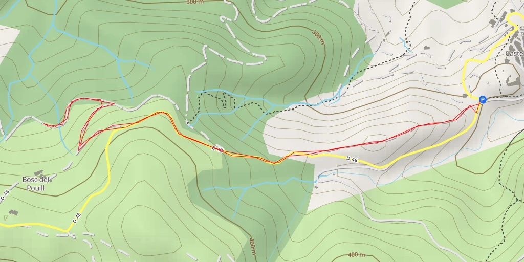 Carte de l'itinéraire :  