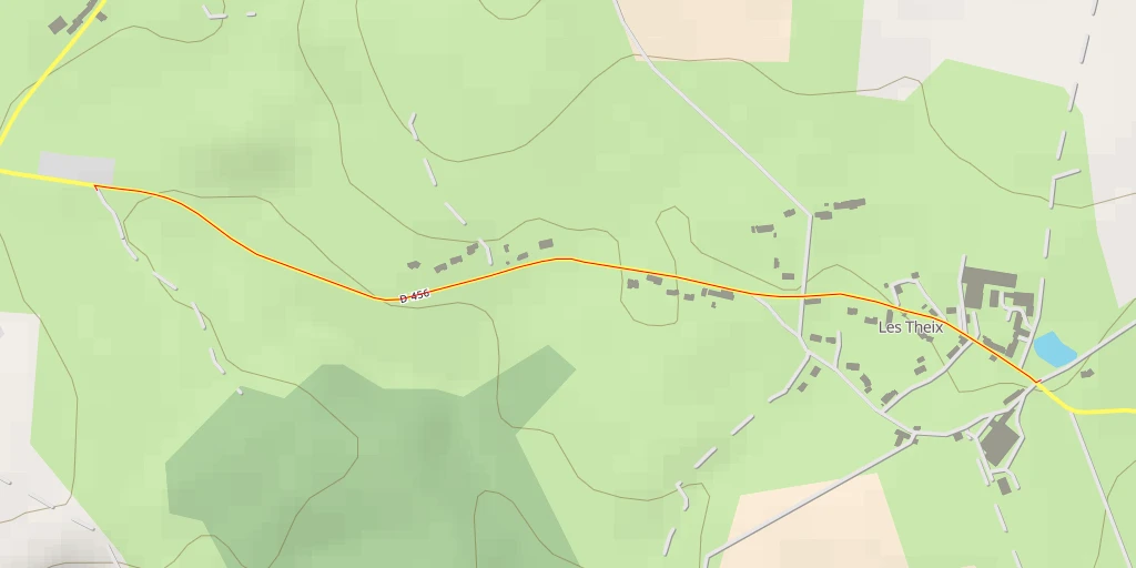 Map of the trail for AI - Courtine - Montluçon