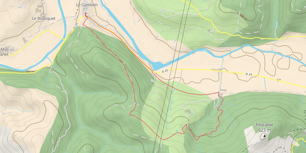 Map of the trail for Chemin Rural de Vignolles - Chemin Rural de Vignolles