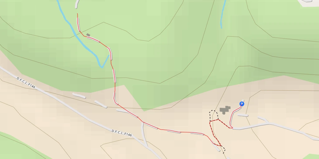 Map of the trail for D.F.C.I. F146