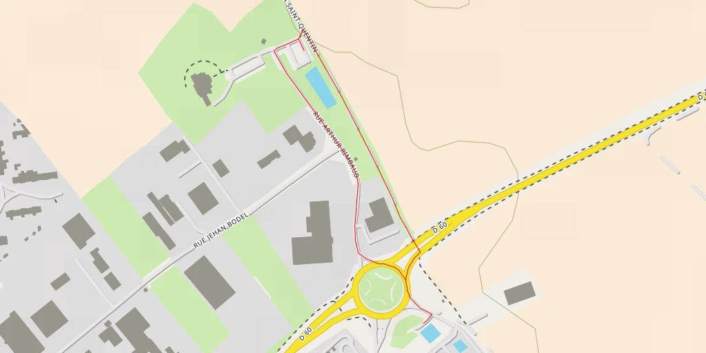 Map of the trail for Boréal Parc - Rue des Amaryllis