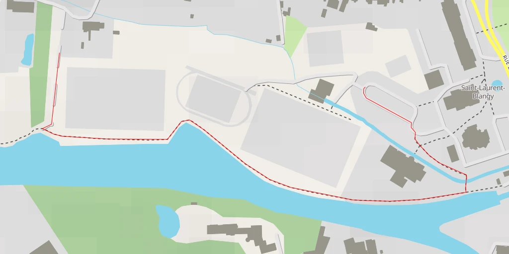 Map of the trail for La Serre des Joncs - Impasse de La Forge aux Fers