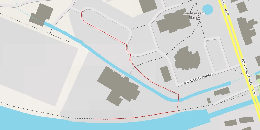 Map of the trail for Chemin Paul Verlaine - Chemin Paul Verlaine