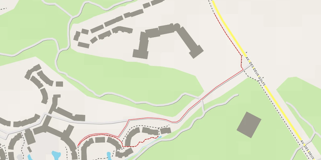 Map of the trail for Marriott's Village d'lle-de-France - Allée de l’Orme-Rond