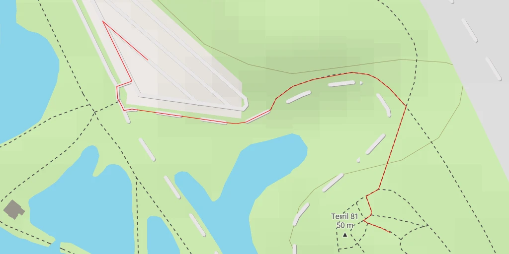 Map of the trail for AI - Parc de la Glissoire